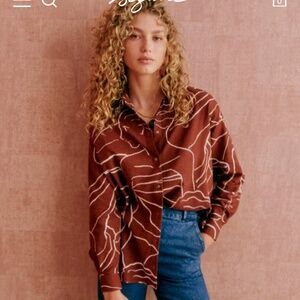 Sezane Maxy Shirt - Sézane X Roberto Ruspoli Hestia - Size 10